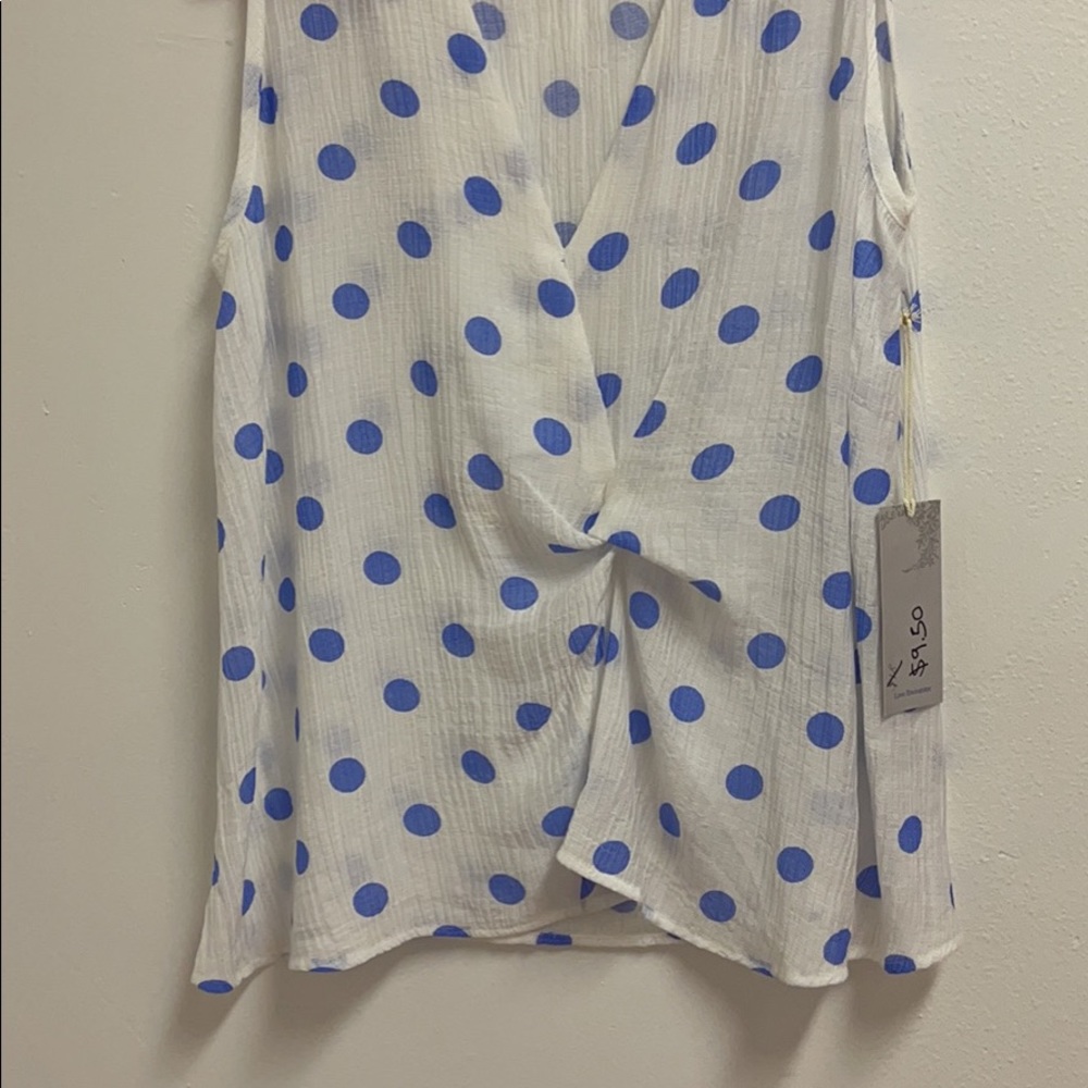 *NWT* Love Encounter white linen top
